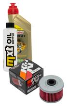 Inspectiepakket 1L 10W-40 + Oliefilter voor Honda TRX ER R SporTrax 450 ccm
