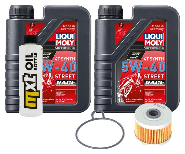 Inspektionspaket 2L 5W-40 + Ölfilter für Honda TRX FourTrax II Recon 200 / 250 ccm