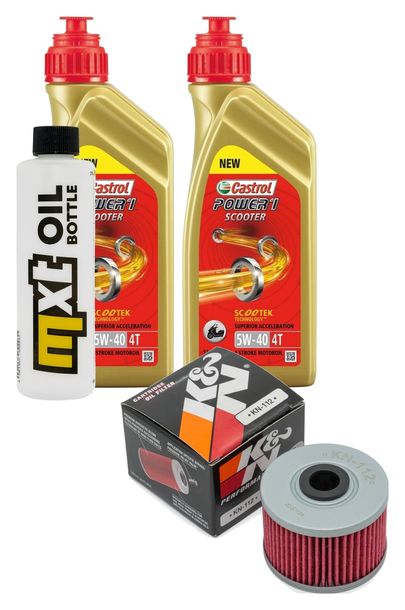 Inspektionspaket 2L 5W-40 + Ölfilter für Honda TRX FourTrax II Recon 200 / 250 ccm