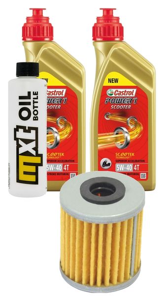 Inspektionspaket 2L 5W-40 + Ölfilter für Honda TRX FourTrax II Recon 200 / 250 ccm