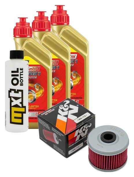 3L 5W-40 inspection package+ oil filter for Honda TRX FourTrax Rancher 350 ccm