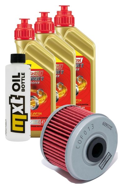 Inspektionspaket 3L 5W-40 + Ölfilter für Honda TRX FourTrax 300 ccm