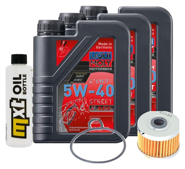 Inspektionspaket 3L 5W-40 + Ölfilter für Honda TRX FourTrax 300 ccm