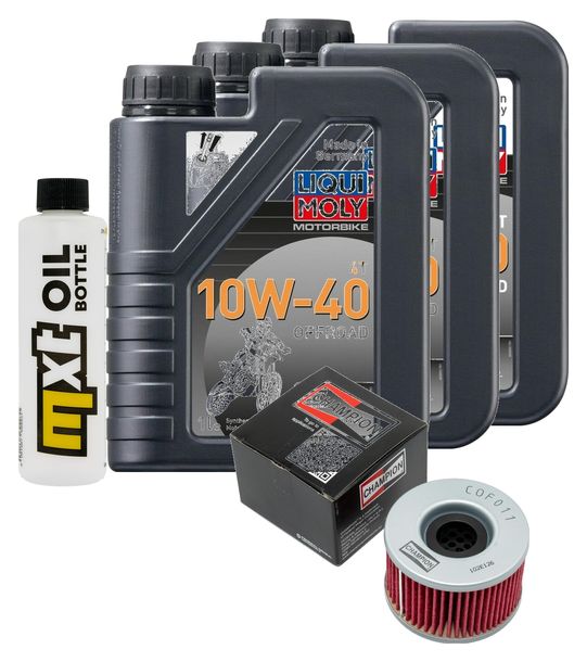 Pacchetto di ispezione 3L 10W-40+filtro olio per Honda TRX FourTrax 400 ccm