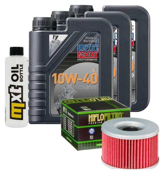 Inspektionspaket 3L 10W-40 + Ölfilter für Honda TRX FourTrax 400 ccm