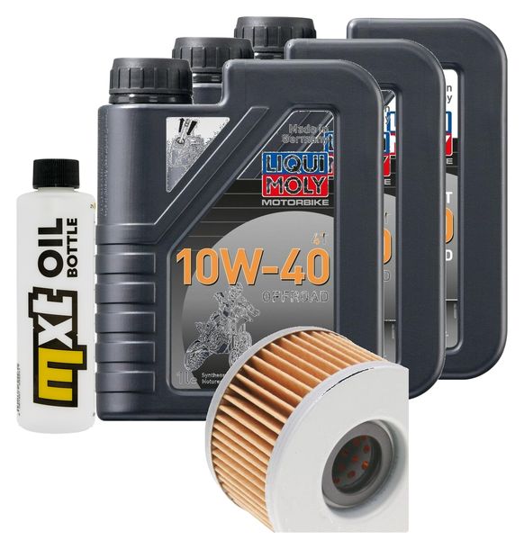 3L 10W-40 inspection package+ oil filter for Honda TRX FourTrax 400 ccm