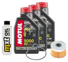 Ensemble d'inspection 3L 10W-40+filtre à huile pour Honda TRX FourTrax 400 ccm