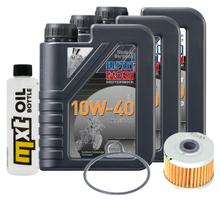 Inspectiepakket 3L 10W-40 + oliefilter voor Honda TRX FourTrax Foreman 450 ccm