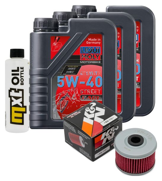 3L 5W-40 inspection package+ oil filter for Honda TRX FE FM FourTrax AC 500 ccm Year 2005