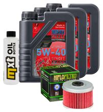 3L 5W-40 inspection package+ oil filter for Honda TRX FE FM FourTrax AC 500 ccm Year 2005
