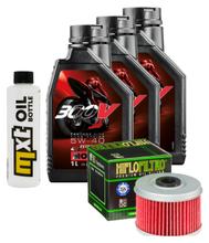 Inspectiepakket 3L 5W-40 + oliefilter voor Honda TRX FE FM FourTrax AC 500 ccm Bj. 2005