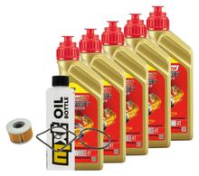 Pacchetto di ispezione 5L 5W-40 + filtro olio per Honda TRX FA FourTrax LC 500 ccm Anno 2004
