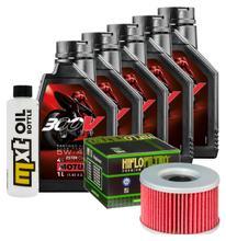 Pacchetto di ispezione 5L 5W-40 + filtro olio per Honda TRX FA FourTrax LC 500 ccm Anno 2004