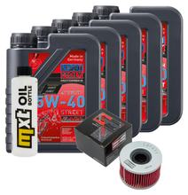 Inspection package 5L 5W-40 + oil filter for Honda TRX FA FourTrax LC 500 ccm Year 2004