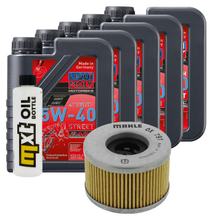 Inspectiekit 5L 5W-40 + Oliefilter voor Honda TRX FA FourTrax LC 500ccm Bj. 2004
