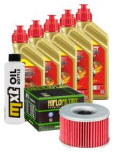 Pacchetto di ispezione 5L 5W-40 + filtro olio per Honda TRX FA FourTrax LC 500 ccm Anno 2004