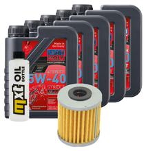 Inspectiekit 5L 5W-40 + Oliefilter voor Honda TRX FA FourTrax LC 500ccm Bj. 2004