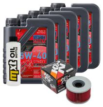 Inspectiekit 5L 5W-40 + Oliefilter voor Honda TRX FA FourTrax LC 500ccm Bj. 2004