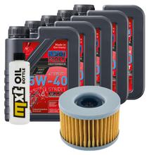 Inspectiekit 5L 5W-40 + Oliefilter voor Honda TRX FA FourTrax LC 500ccm Bj. 2004