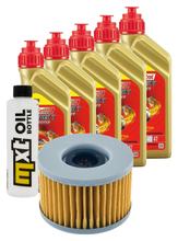 Pacchetto di ispezione 5L 5W-40 + filtro olio per Honda TRX FA FourTrax LC 500 ccm Anno 2004