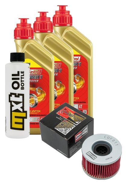 Pacchetto di ispezione 3L 5W-40+filtro olio per Honda TRX FourTrax 680 ccm