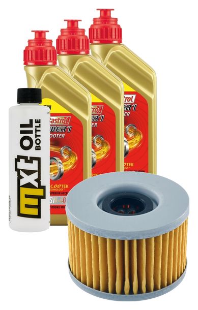 Inspektionspaket 3L 5W-40 + Ölfilter für Honda TRX FourTrax 680 ccm