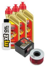 Pacchetto di ispezione 3L 5W-40+filtro olio per Honda TRX FourTrax 680 ccm