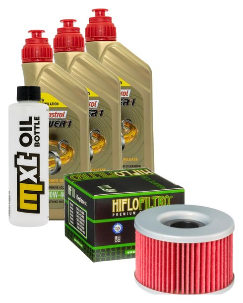 Paquete de inspección 3L 10W-40 con filtro de aceite para Honda TRX FA Rincon 650 ccm