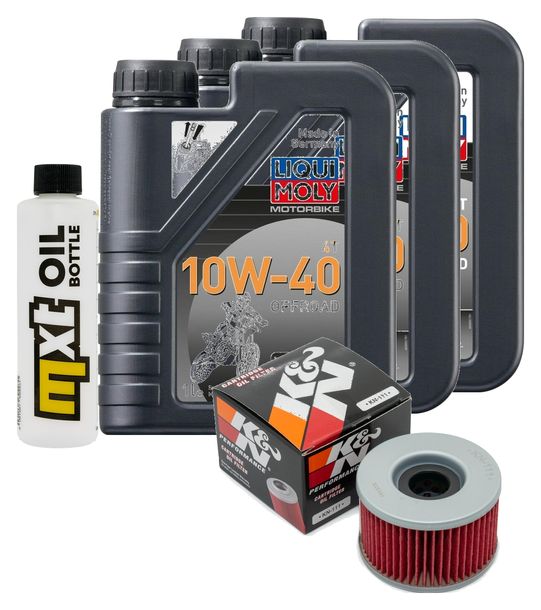 Pacchetto di ispezione 3L 10W-40+filtro olio per Honda TRX FA Rincon 650 ccm