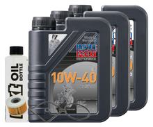 Inspektionspaket 3L 10W-40 + Ölfilter für Honda TRX FA Rincon 650 ccm
