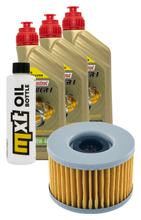 Inspektionspaket 3L 10W-40 + Ölfilter für Honda TRX FA Rincon 650 ccm