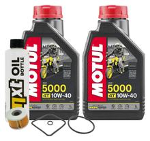 Paquet d'inspection 2L 10W-40+filtre à huile pour Honda CB 250 ccm Année 1996 - 1997