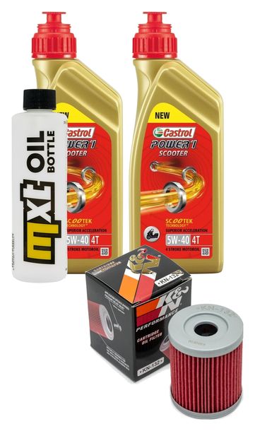 Pacchetto di ispezione 2L 5W-40 + filtro olio per Arctic Cat DVX 250 ccm