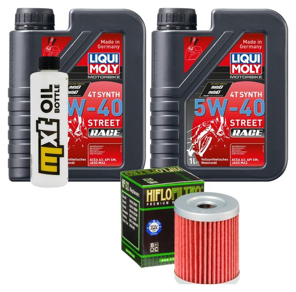 Pacchetto di ispezione 2L 5W-40 + filtro olio per Arctic Cat DVX 250 ccm