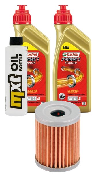 Pacchetto di ispezione 2L 5W-40 + filtro olio per Arctic Cat DVX 250 ccm