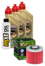 Pacote de Inspeção 3L 10W-50 + Filtro de Óleo para Yamaha XT R X, Aprilia Pegaso 650 / 660 ccm Ano de Fabricação 2010 - 2016