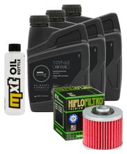 Pacote de Inspeção 3L 10W-50 + Filtro de Óleo para Yamaha XT R X, Aprilia Pegaso 650 / 660 ccm Ano de Fabricação 2010 - 2016