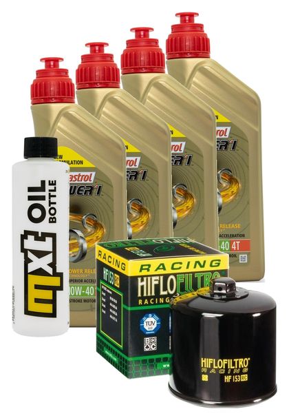 Inspektionspaket 4L 10W-40 + Ölfilter für Bimota DB7 Oronero, Ducati Strada 888 / 1100 ccm Bj. 1991 - 2015