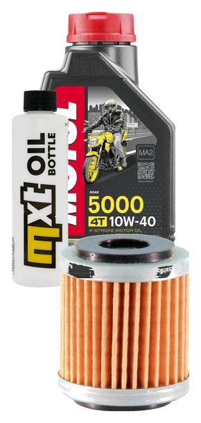 Inspektionspaket 1L 10W-40 + Ölfilter für Beta RR LC Enduro Motard 125 ccm Bj. 2015 - 2016
