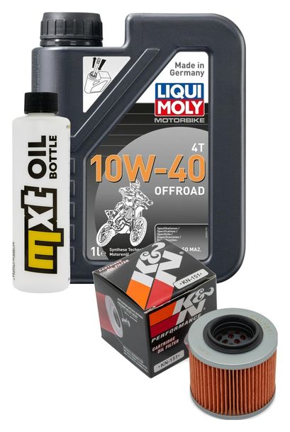 Inspektionspaket 1L 10W-40 + Ölfilter für Beta RR LC Enduro Motard 125 ccm Bj. 2015 - 2016