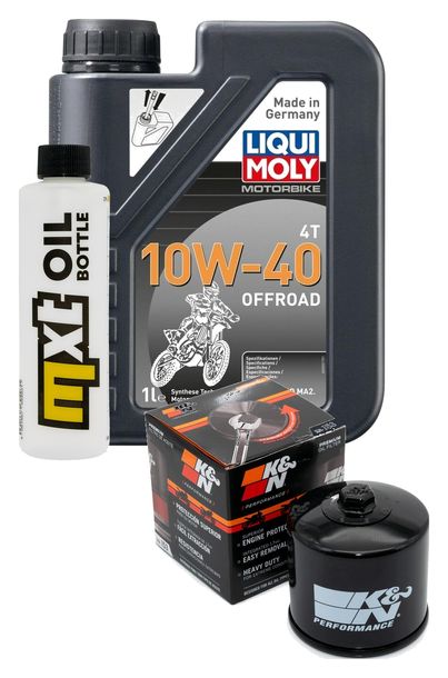 Inspektionspaket 1L 10W-40 + Ölfilter für Beta RR LC Enduro Motard 125 ccm Bj. 2015 - 2016