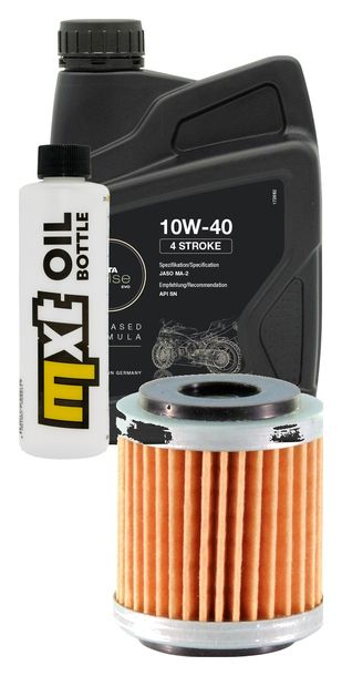 Inspektionspaket 1L 10W-40 + Ölfilter für Beta RR LC Enduro Motard 125 ccm Bj. 2015 - 2016
