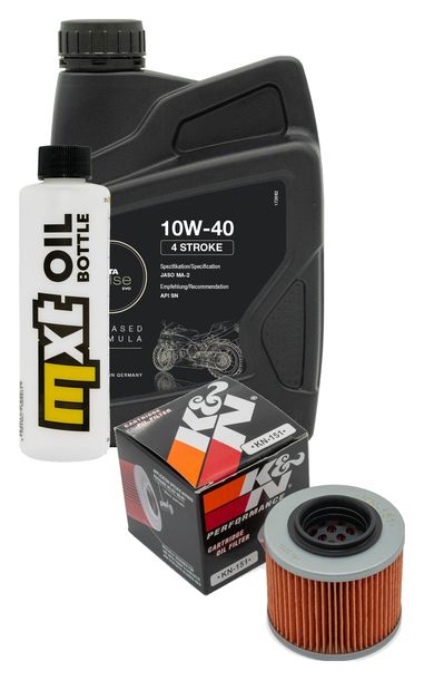 Inspektionspaket 1L 10W-40 + Ölfilter für Beta RR LC Enduro Motard 125 ccm Bj. 2015 - 2016