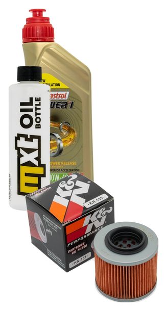 Inspektionspaket 1L 10W-40 + Ölfilter für Beta RR LC Enduro Motard 125 ccm Bj. 2015 - 2016