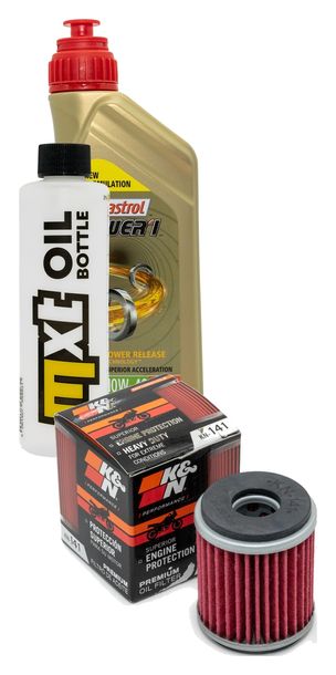 Inspektionspaket 1L 10W-40 + Ölfilter für Beta RR LC Enduro Motard 125 ccm Bj. 2015 - 2016