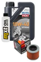 1L 10W-40 inspection package+ oil filter for Beta RR LC Enduro Motard 125 ccm Year 2015 - 2016