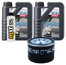 Paquete de inspección 2L 15W-50 + filtro de aceite + 1x bujía para BMW G R GS 310 ccm Año 2016 - 2017
