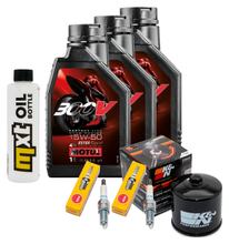 Inspektionspaket 3L 15W-50 + Ölfilter + 2x Zündkerze für BMW F GS ESA Adventure R 800 ccm Bj. 2016 - 2017