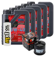 Inspectiepakket 5L 5W-40 + Oliefilter voor BMW K GT GTL ABS 1600 ccm Baujaar 2016 - 2017