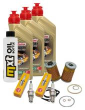 Pacote de Inspeção 3L 10W-50 + Filtro de Óleo + 2x Vela de Ignição para BMW R GS Paralever 800 ccm Ano de Fabricação 1990 - 1995